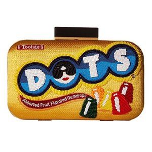 Alice & Olivia Shirley Dots Large Clutch